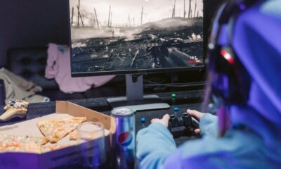 jouer au jeu vidéo avec un casque