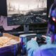 jouer au jeu vidéo avec un casque